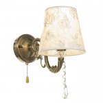 Бра "Вирджиния" 1х40Вт E14 бронза 20х15х30 см.