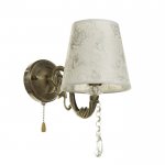 Бра "Вирджиния" 1х40Вт E14 бронза 20х15х30 см.