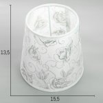 Бра "Вирджиния" 1х40Вт E14 бронза 20х15х30 см.