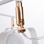 Люстра "Бирасо" 3x60Вт E27 белый-золото 58х58х40 см.