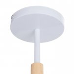 Люстра "Бирасо" 3x60Вт E27 белый-золото 58х58х40 см.