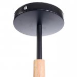 Люстра "Бирасо" 3x60Вт E27 черный-серебро 58х58х40 см