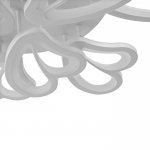 Люстра с ПДУ  "Милана" 9xLED 200Вт 3000-6000К диммер, белый 70х70х12 см.