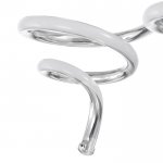 Люстра с ПДУ  "Сания" 5xLED 100Вт 3000-6000К диммер, хром 57х57х24 см.