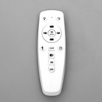 Люстра с ПДУ  "Дженна" 12xLED 240Вт 3000-6000К диммер, белый 90х90х12 см.