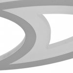 Люстра с ПДУ  "Дженна" 12xLED 240Вт 3000-6000К диммер, белый 90х90х12 см.