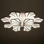 Люстра с ПДУ  "Валенсия" 12xLED 288Вт 3000-6000К диммер, белый 90х90х12 см.