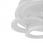 Люстра с ПДУ  "Азалия" 5xLED 112Вт 3000-6000К диммер, белый 55х55х10 см.