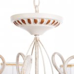 Люстра "Леонардо" 5x40Вт E14 белый+золото 60x60x65 см.