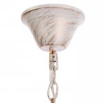 Люстра "Леонардо" 5x40Вт E14 белый+золото 60x60x65 см.