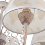 Люстра "Флориан" 5x40Вт E14 белый+золото 60x60x33 см.