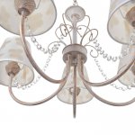 Люстра "Флориан" 5x40Вт E14 белый+золото 60x60x33 см.