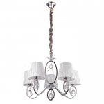 Люстра "Лакрима" 5х40Вт E14 хром 60х60х108 см.