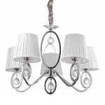 Люстра "Лакрима" 5х40Вт E14 хром 60х60х108 см.