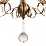 Люстра "Формелло" 5х40Вт E14 бронза 65х65х100 см.