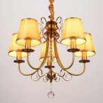 Люстра "Формелло" 5х40Вт E14 бронза 65х65х100 см.