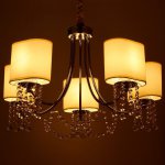 Люстра "Бланка" 5х40Вт E14 хром 65х65х102 см.