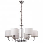 Люстра "Алессандра" 6х40Вт E14 хром 69х69 см.