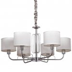 Люстра "Алессандра" 6х40Вт E14 хром 69х69 см.