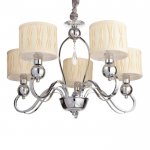 Люстра "Беатрис" 5х40Вт E14 хром 66х66 см.