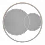 Люстра с ПДУ  "Саменто" LED 3 режима 3000-6000K 88Вт белый 49х49х8,5 см.