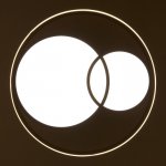 Люстра с ПДУ  "Саменто" LED 3 режима 3000-6000K 88Вт белый 49х49х8,5 см.