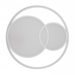 Люстра с ПДУ  "Саменто" LED 3 режима 3000-6000K 88Вт белый 49х49х8,5 см.