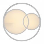 Люстра с ПДУ  "Саменто" LED 3 режима 3000-6000K 88Вт белый 49х49х8,5 см.