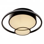 Люстра с ПДУ  "Саменто" LED 3 режима 3000-6000K 88Вт черный 49х49х8,5 см.