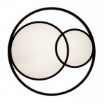 Люстра с ПДУ  "Саменто" LED 3 режима 3000-6000K 88Вт черный 49х49х8,5 см.