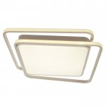 Люстра с ПДУ  "Квадро" LED 3 режима 3000-6000K 105Вт белый 56х55х7 см.