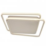 Люстра с ПДУ  "Квадро" LED 3 режима 3000-6000K 105Вт белый 56х55х7 см.