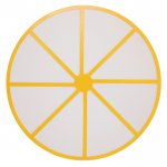 Люстра "Апельсин" LED 68Вт 3 режима 3000-6000К желтый 50х50х8 см.