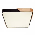 Люстра "Модена" LED 3 режима 3000-6000К 80Вт черный 53х53х6,5 см