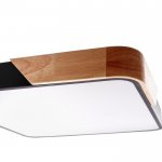 Люстра "Модена" LED 3 режима 3000-6000К 80Вт черный 53х53х6,5 см