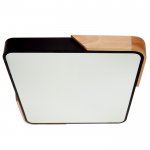 Люстра "Модена" LED 3 режима 3000-6000К 80Вт черный 53х53х6,5 см