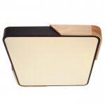 Люстра "Модена" LED 3 режима 3000-6000К 80Вт черный 53х53х6,5 см