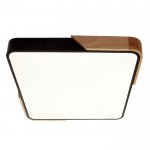 Люстра "Модена" LED 3 режима 3000-6000К 80Вт черный 53х53х6,5 см