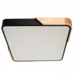 Люстра "Модена" LED 3 режима 3000-6000К 80Вт черный 53х53х6,5 см