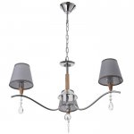 Люстра "Брюссель" 3x60Вт E14 хром 58х58х85 см.