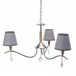 Люстра "Брюссель" 3x60Вт E14 хром 58х58х85 см.