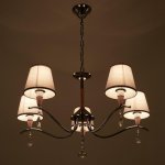 Люстра "Брюссель" 5x60Вт E14 хром 58х58х85 см.