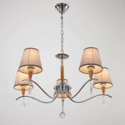 Люстра Люстра "Брюссель" 5x60Вт E14 хром 58х58х85 см.