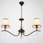 Люстра "Брюссель" 3x60Вт E14 черный 58х58х85 см.