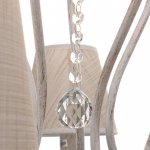 Люстра "Катания" 5x60Вт E14  белый патинированый 58х58х85 см.