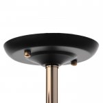 Люстра "Винетта" 4x60Вт E27 черный-золото 58,5х44х17 см.