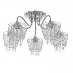 Люстра "Лаура" 5x60Вт E27 хром 54х54х29 см.