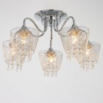 Люстра "Лаура" 5x60Вт E27 хром 54х54х29 см.