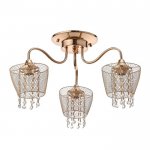 Люстра "Лаура" 3x60Вт E27 золото 54х54х29 см.