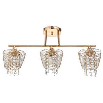 Люстра "Лаура" 3x60Вт E27 золото 60х14х30 см.